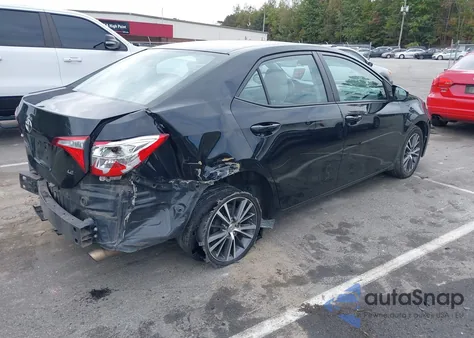 2016 Toyota Corolla Le Plus z USA, uszkodzony, nr VIN 2T1BURHE8GC624081